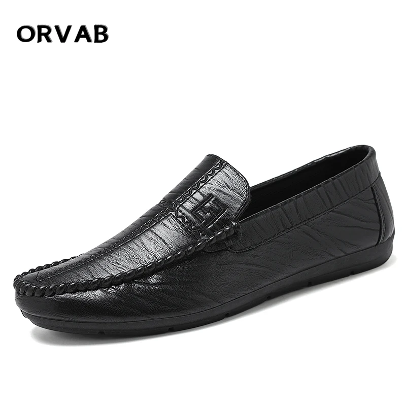 

Mens Loafers Luxury Zapatos De Hombre Fashion Slip-On Men Shoes Driving Moccasin Soft Comfortable Man Casual Shoes Soulier Homme