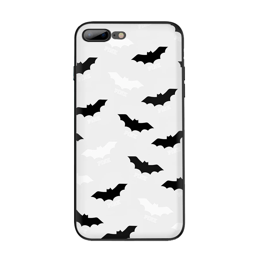 Чехол для мобильного телефона из ТПУ для iPhone 6 6s 7 8 Plus iPhone 11 Pro X XR XS Max 5s SE, чехол с крутым логотипом Marvel Бэтмен - Цвет: B8