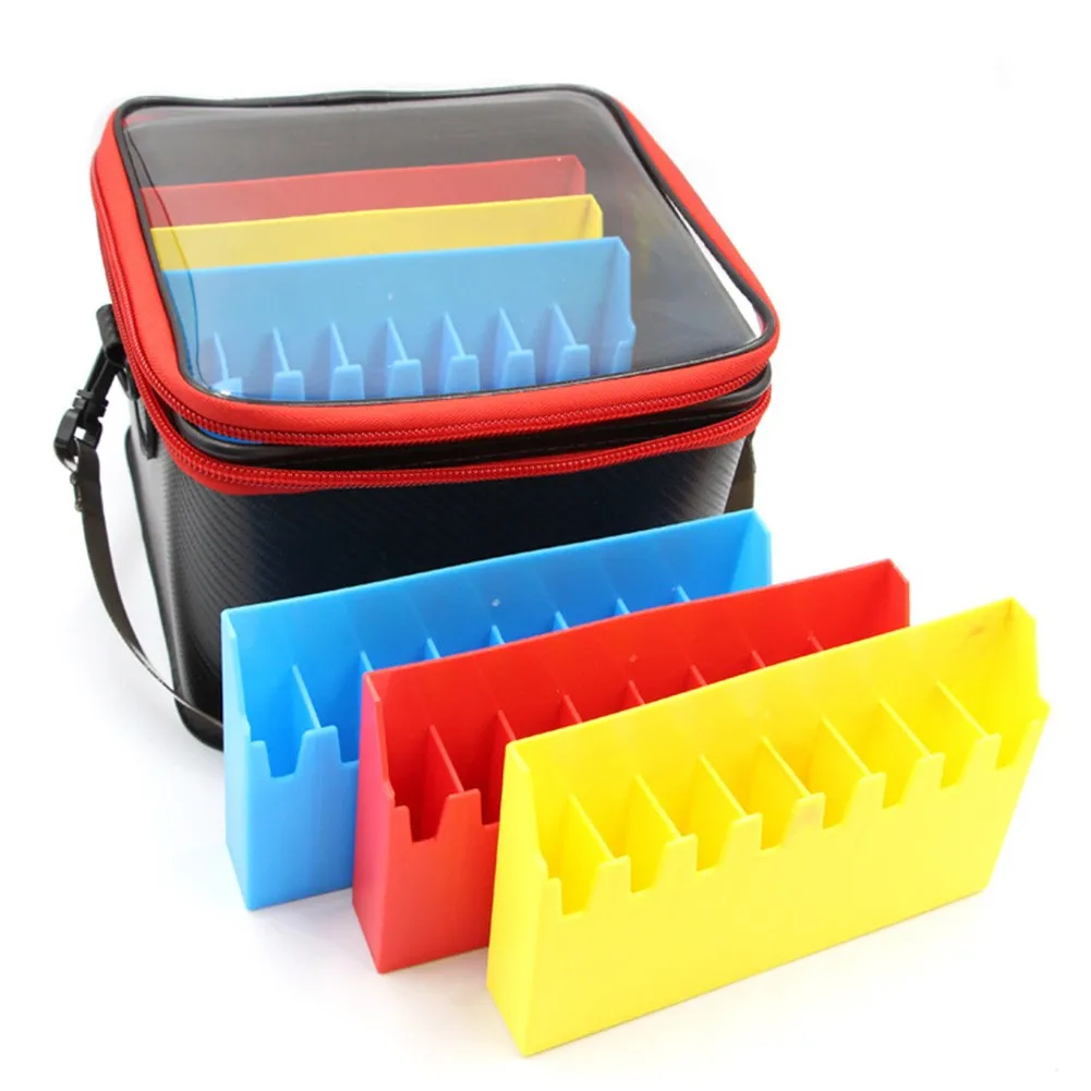 

48 Slot Squid Jig Case EVA Fishing Lure Storage Bucket Boat Tackle Bag Container Boat Bag Fishing Tackle Thickened Pesca Tools