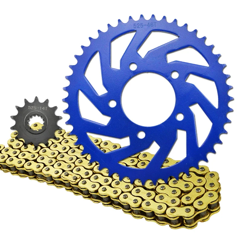 

Cyleto Motorcycle Transmission Chain Sprockets kit for Benelli 600 BN600 GT BJ600 TNT600 GT Keeway