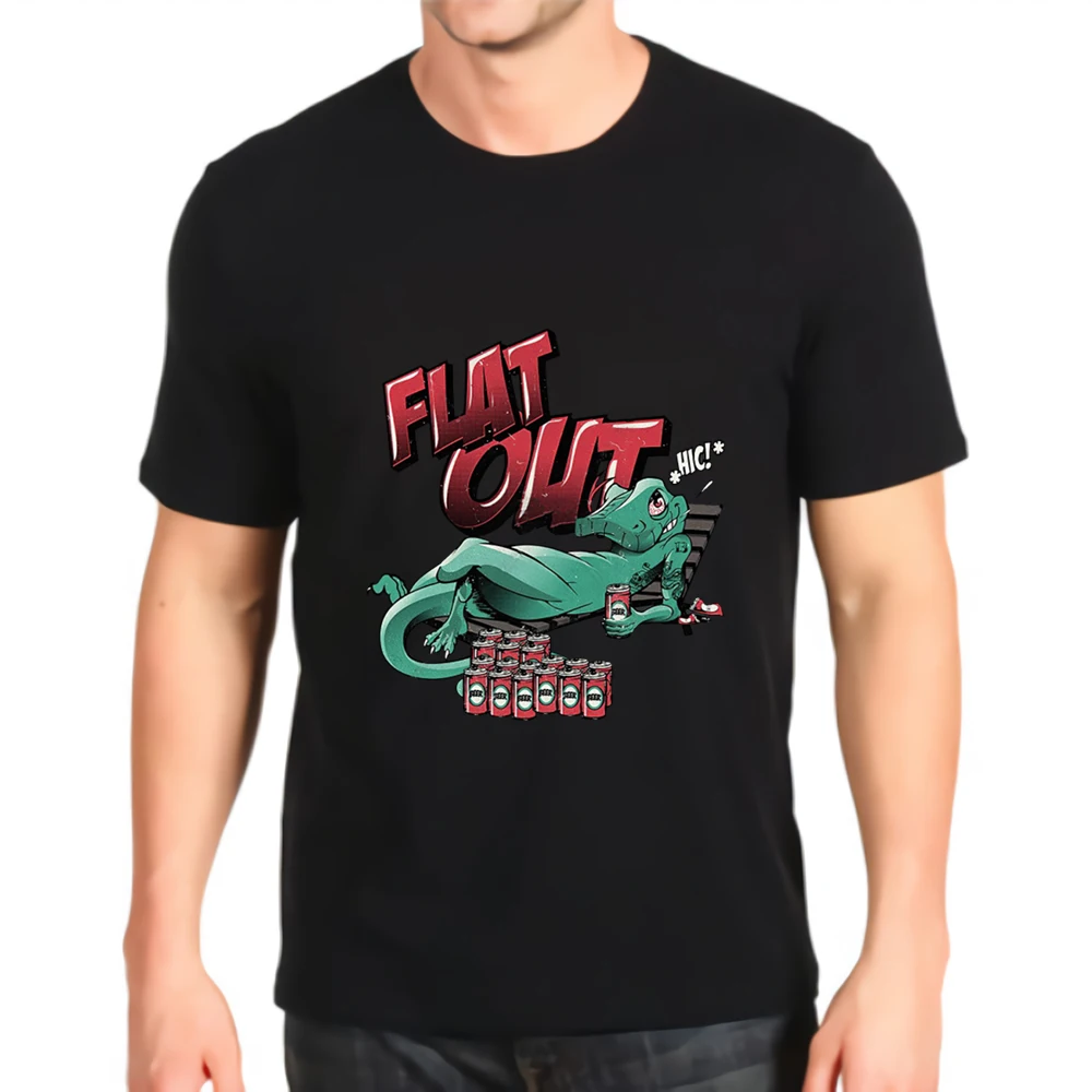 Новая модная футболка с принтом Мужская свободная рисунком ящерицы | одежда