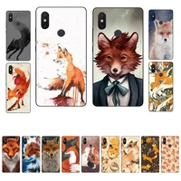 maiyaca fox anima phone case for xiaomi mi 8 9 10 lite pro 9se 5 6 x max 2 3 mix2s f1