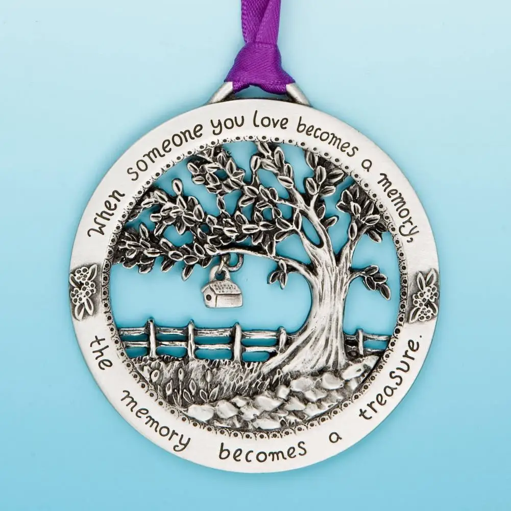 

NEW 1PCS Merry Christmas Ornament Hanging Decor For Home When Someone You Love Becomes A Memory Resin Ornament Memorial Decors