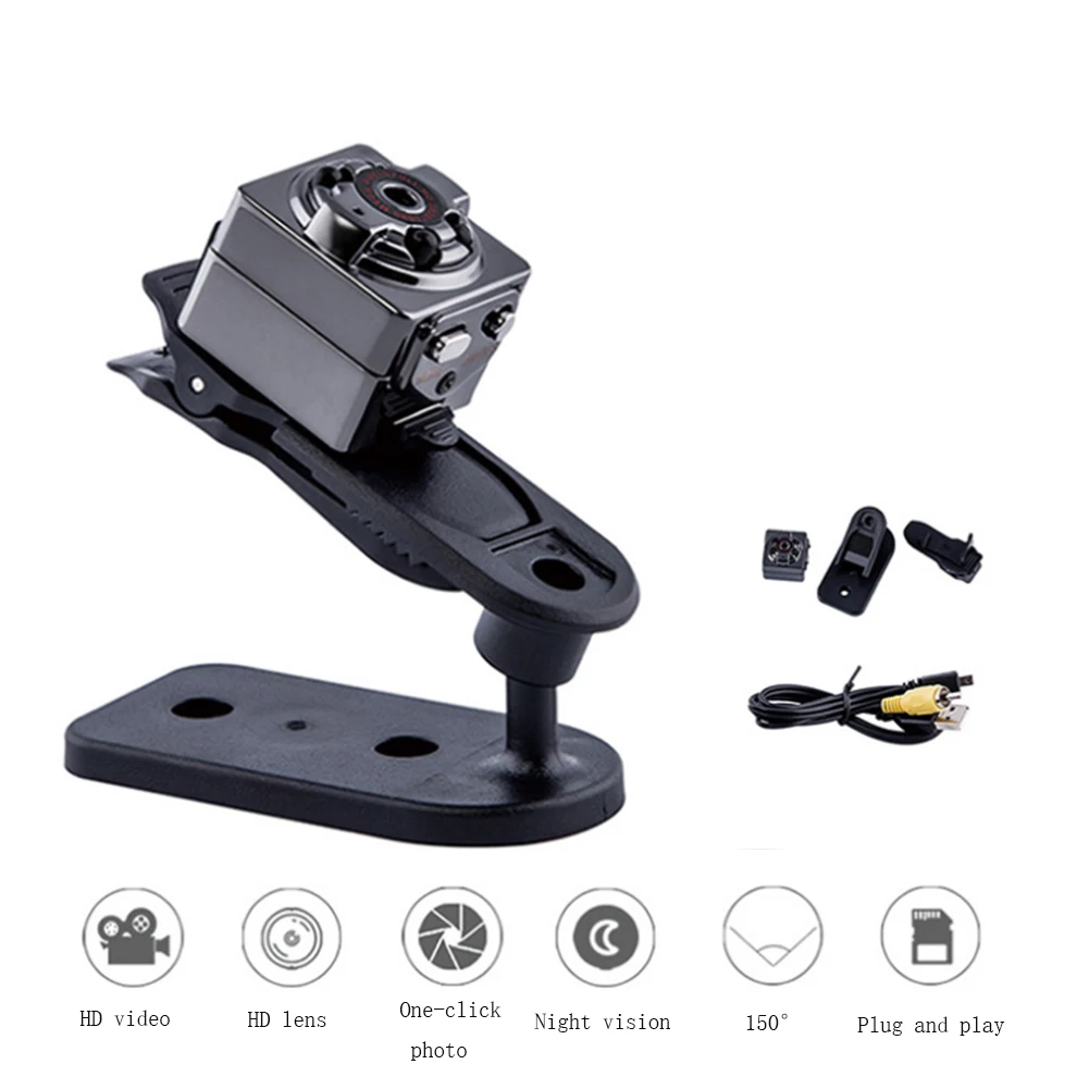 

Mini Camera 1080P 720P HD Small Camera Sports Outdoor Infrared Night Vision Full HD Aerial Car Video Recorder DV Video