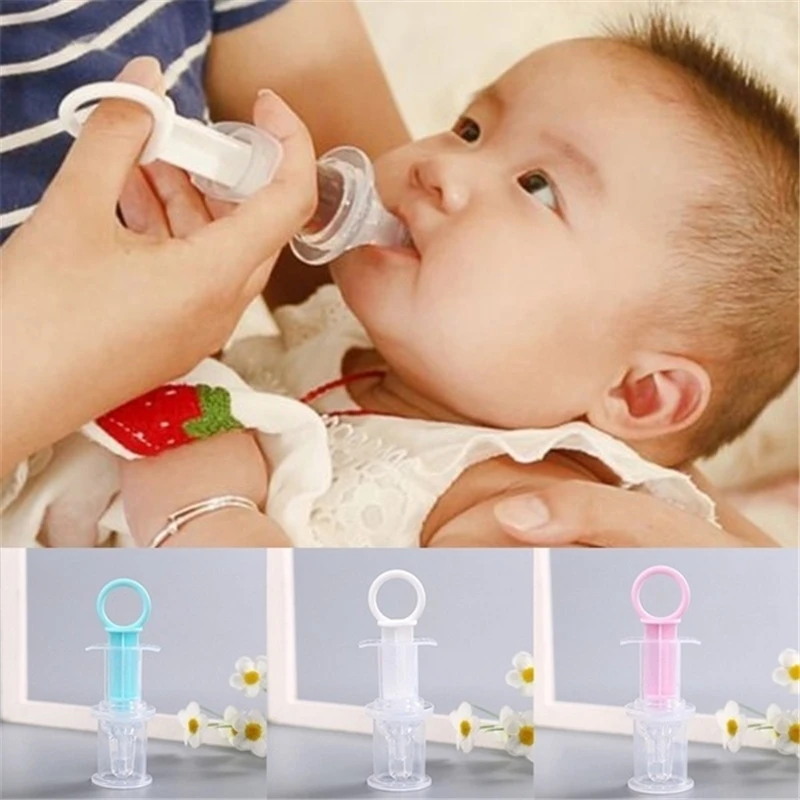 

Transparent Baby Squeeze Medicine Dropper Dispenser Baby Pacifier Needle Feeder Flatware Utensils Infant Nipple Syringe