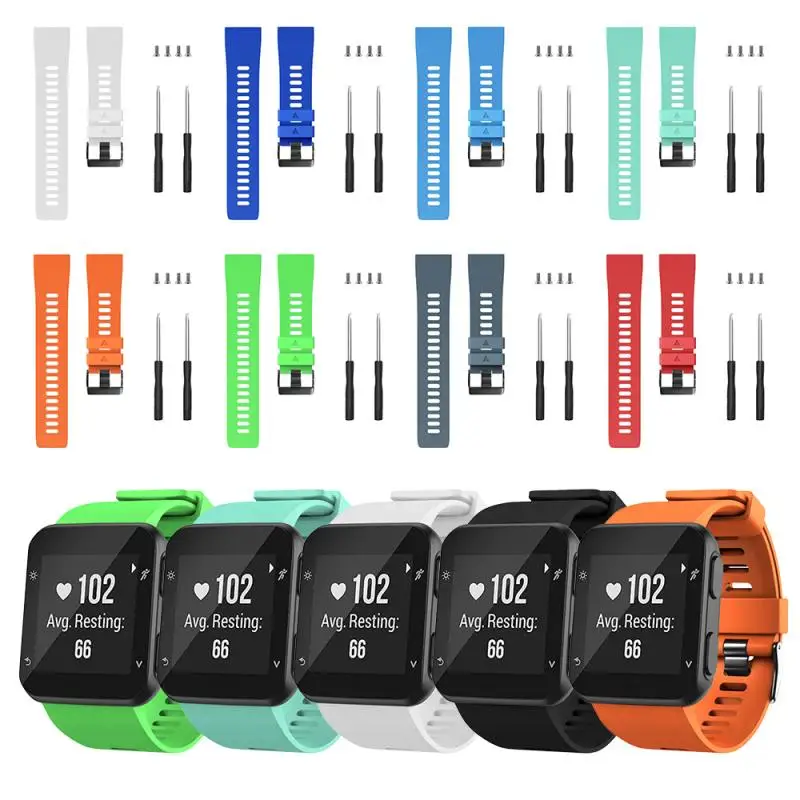 

New Replacement Sport Wristband For Garmin Forerunner 35 Smart Watch Bracelet Watch Band Wrist Strap Silicagel Soft Band Strap