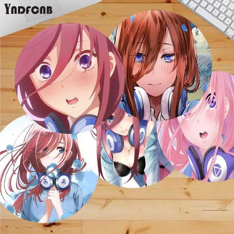 Высококачественный маленький коврик для мыши Miku Nakano компьютерный компьютера