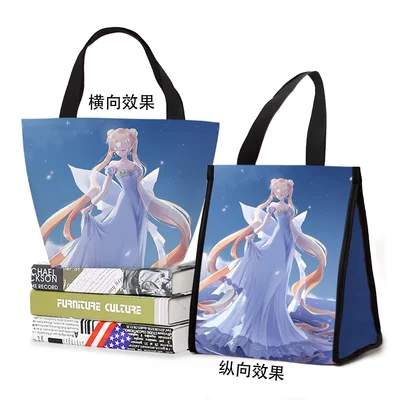 

Sailor Moon Cat animal Fashion Customized Lunch Bags Cartoon Warm Storage bag Portable Women Girls Unisex