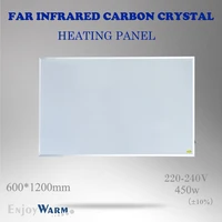 heating panel wall mounted electric heater with carbon far infrared heaters 720w 6001200mm white pet energy saving warm sf 720