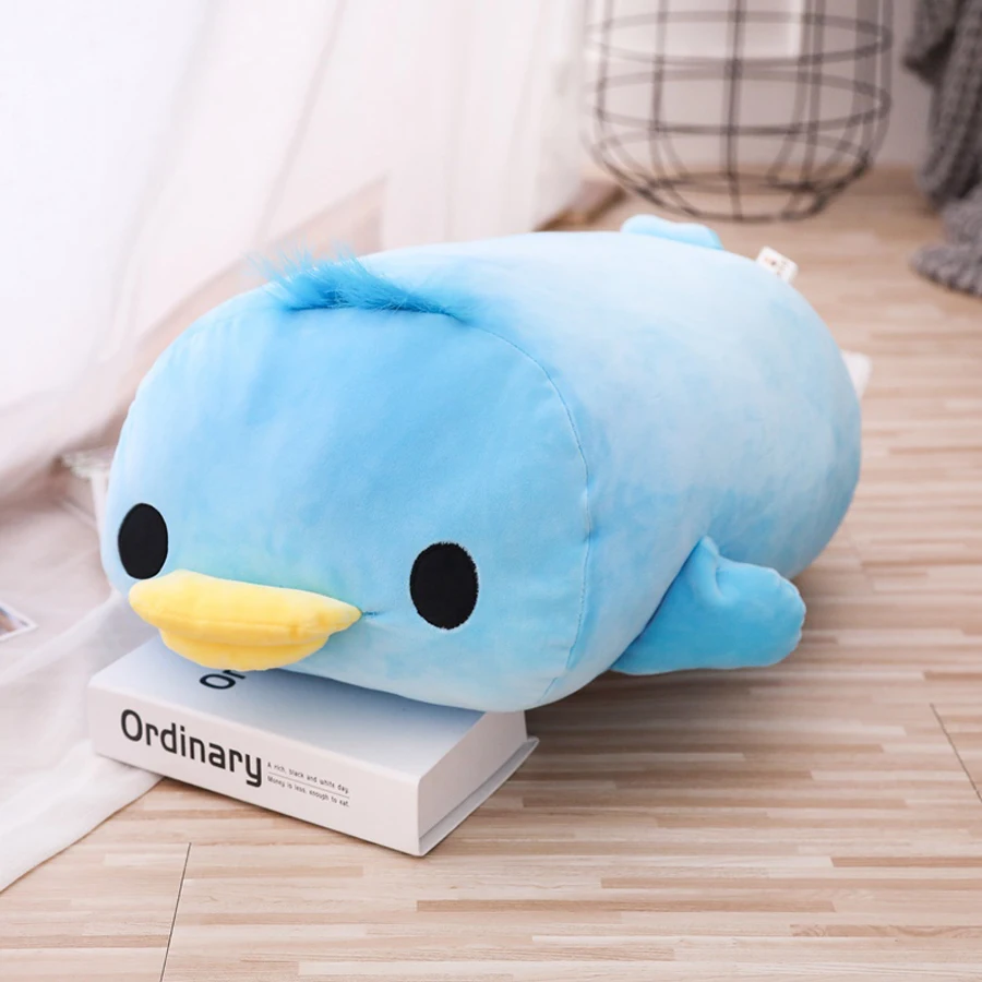 Lovely Stuffed Down Cotton Lying Cute Yellow Duck Plush Toys for Children Soft Pillow Cushion Nice Christmas Gift | Игрушки и хобби