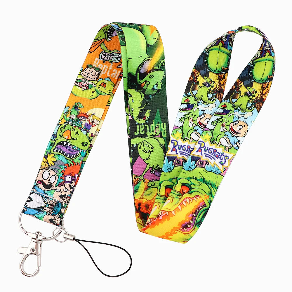 

YL887 Cartoon Anime Key Lanyard Car Keychain Personalise Office ID Card Pass Gym Mobile Phone Key Ring Badge Holder