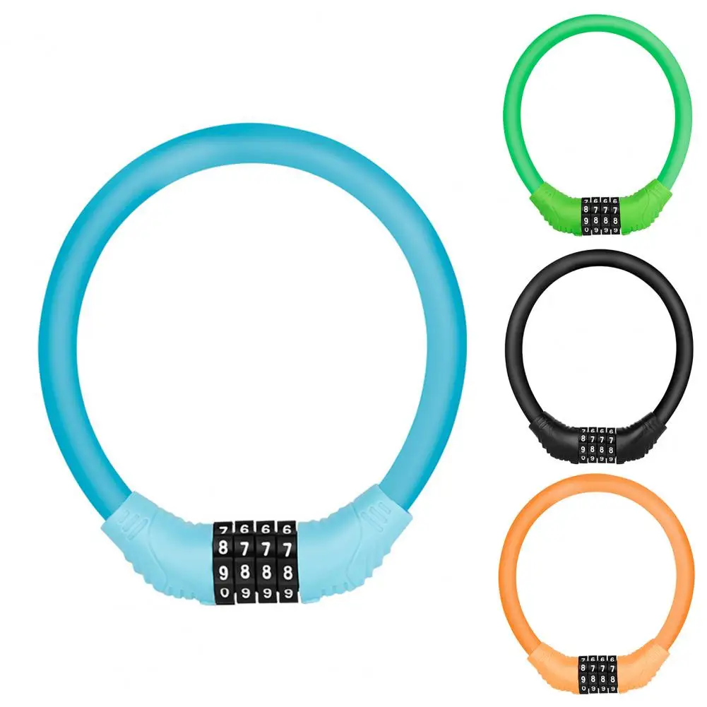 

Durable Bicycle Anti-theft High Security Portable Password Safety Ring Lock Mtb Ring Lock For Electric Motorcycle Mountain Bike