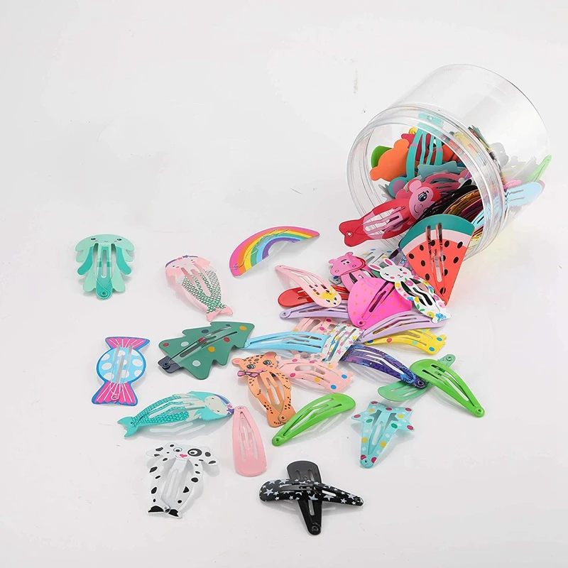 Заколки для волос девочек 100 шт. не скользят металлические заколки полоски детей
