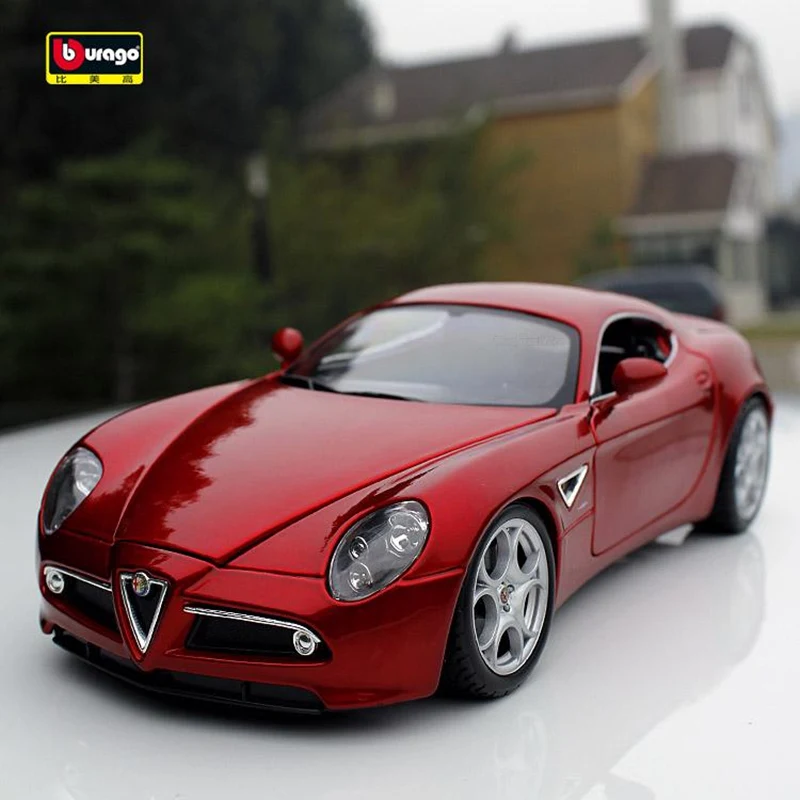 Bburago 1:18 Альфа 8C Competizione автомобильный брелок для автомобильных ключей