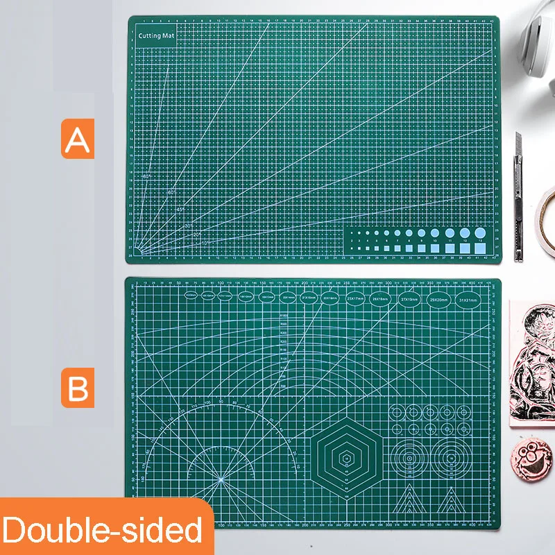 

Multifunction A3 Self Healing Pu Leather Cutting Mat Board DIY Sculpture Tool Hand Writing Cutter Knife Pad A3 Patchwork Tools