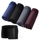 Трусы-боксеры мужские большого размера 5 шт.лот, удобные дышащие трусы, плавки, нижнее белье