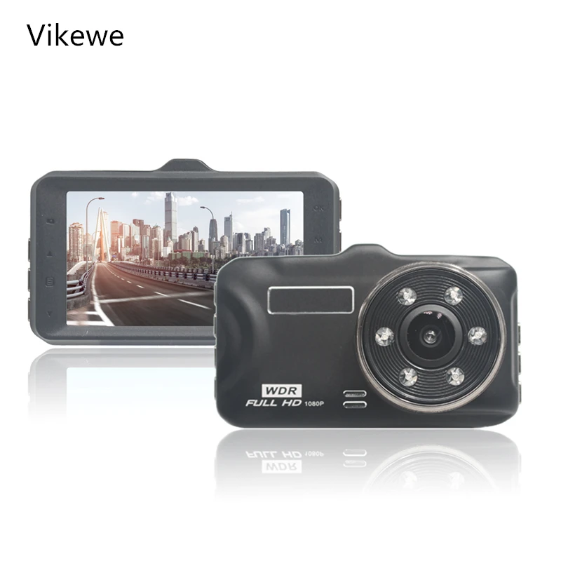 Vikewe 3-дюймовый Full HD 1080P Автомобильный видеорегистратор Автомобильная камера DVR EDR