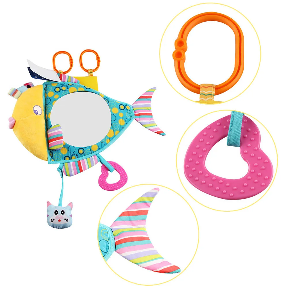 Детское акриловое зеркало на присоске заднего вида детское для детей