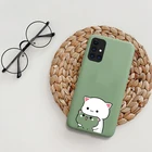 Чехол для телефона с животными для Samsung Galaxy A5 2017 A6 A7 A8 J4 J6 J8 2018 Plus S21 FE S20 S10 S9 J3 J5 J7, мягкие чехлы карамельных цветов