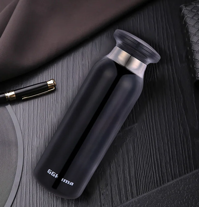 Короткие вакуумные фляжки кружки из нержавеющей стали портативные бутылки для