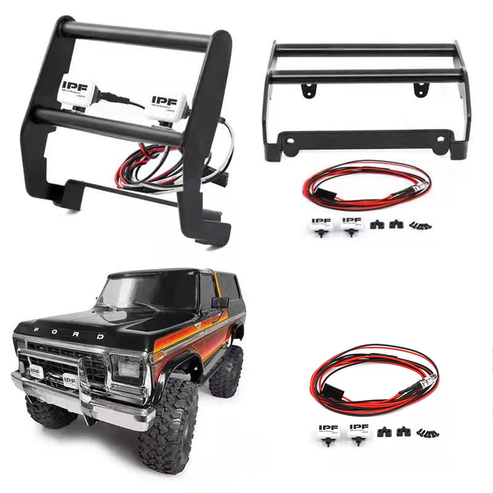 

1 комплект, передний бампер из нержавеющей стали со светодиодсветильник кой