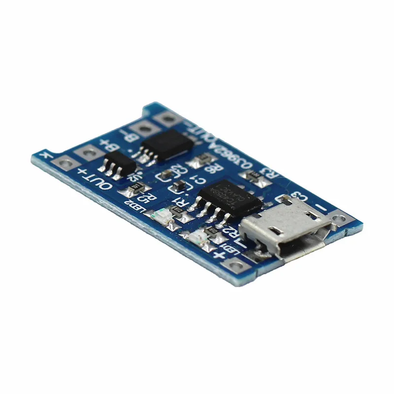 Зарядная плата TP4056 для литиевой батареи 5 В 1 А Micro USB 18650 модуль зарядного
