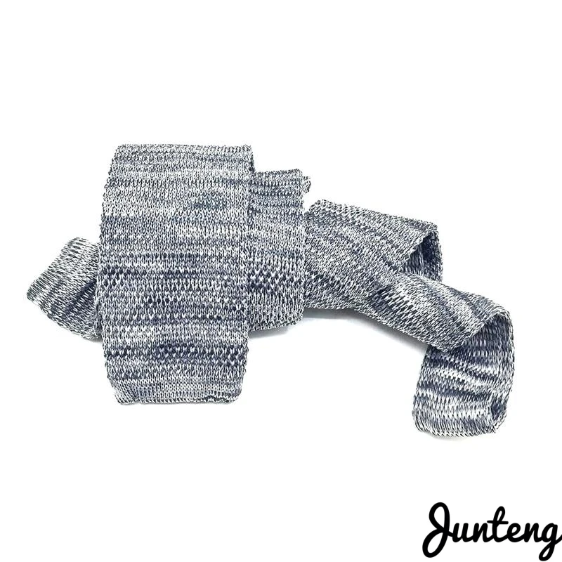 Модный мужской вязаный галстук разноцветные узкие тонкие тканые простые