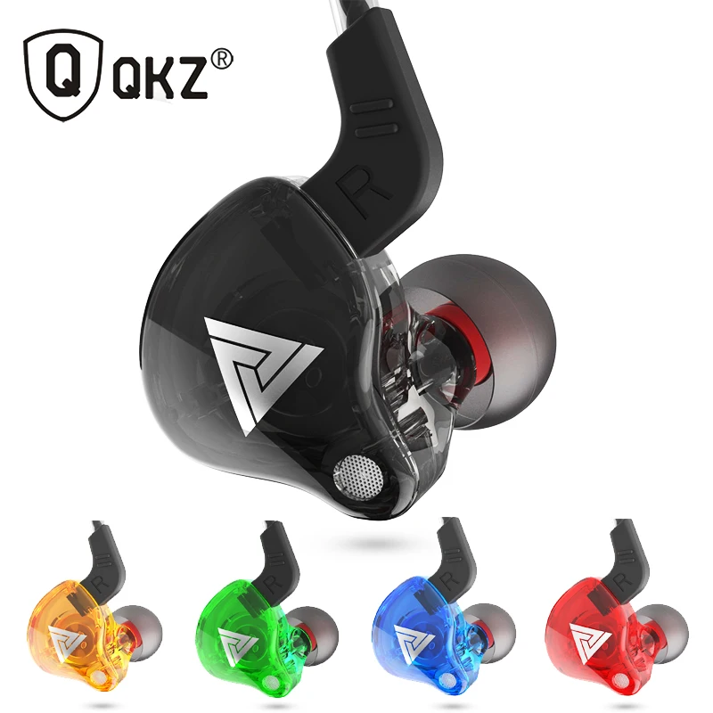 QKZ AK6 ATES ATE ATR HD9 медный драйвер HiFi спортивные наушники в ухо для бега с микрофоном