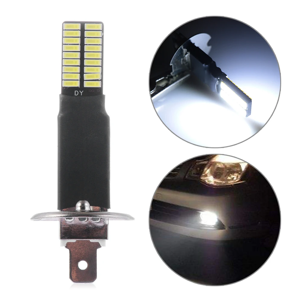 Светодиодная лампочка canbus 4014 36SMD 12 В 6000K H1 H3 автомобильный противотуманный