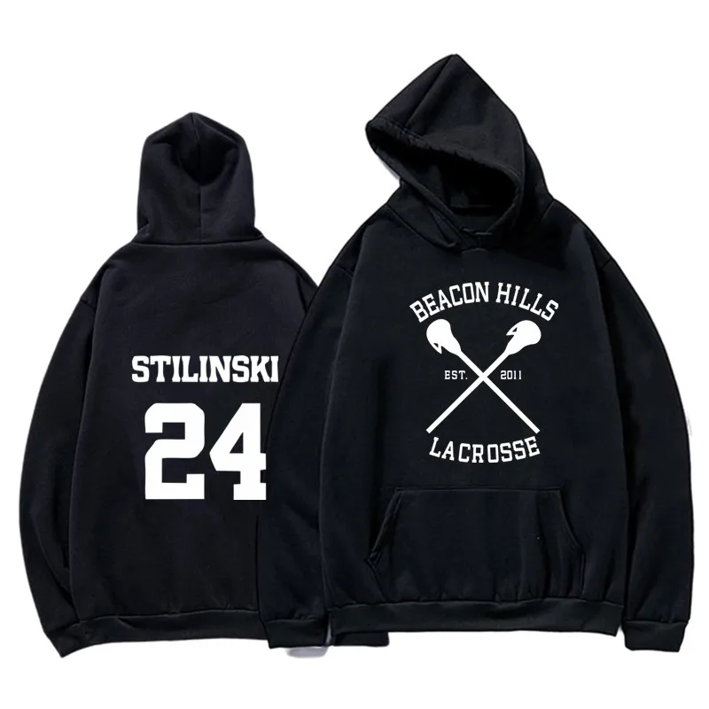 

Мужская толстовка Teen Wolf, пуловер Stilinski 24 Lahey McCall, мужская толстовка с принтом, красные мужские толстовки с капюшоном, хип-хоп худи, уличная оде...