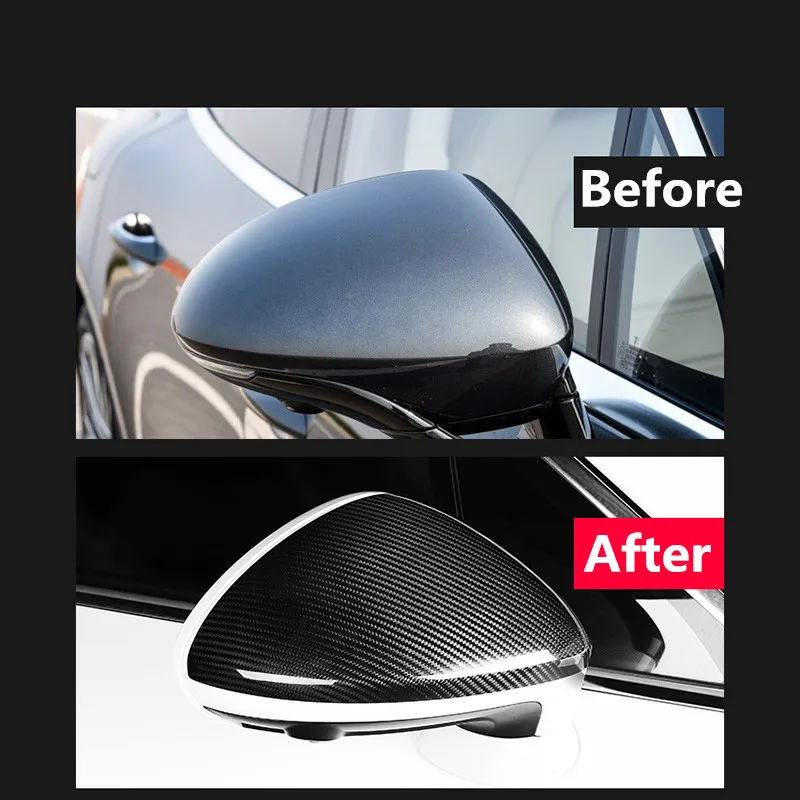 Покрытие для зеркала заднего вида из углеродного волокна Porsche Cayenne Macan Panamera 718 Cayman