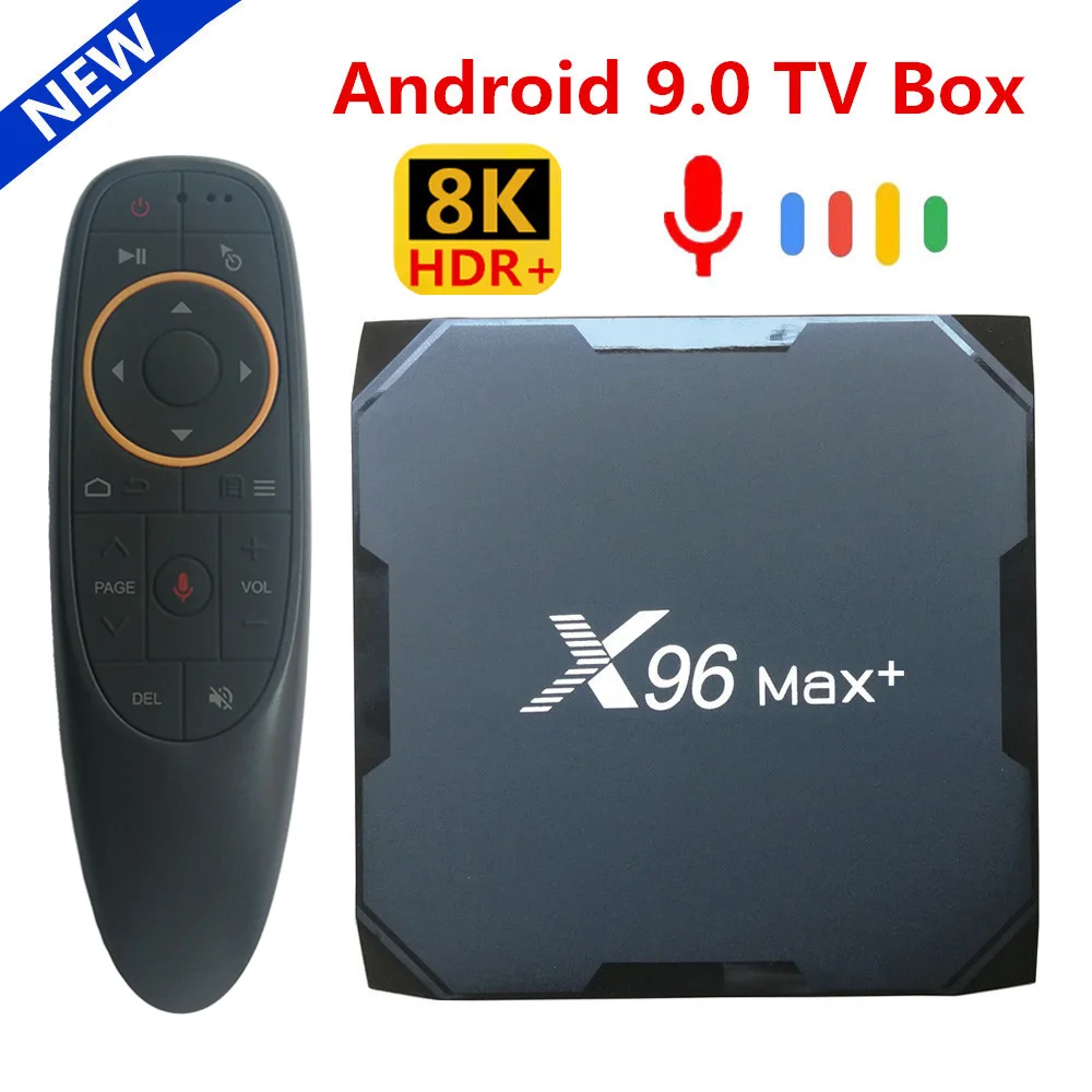 

New X96 MAX Plus Android 9.0 TV BOX Amlogic S905X3 Quad Core 4GB 64GB 32GB 8K Dual Wifi 4K Youtube X96Max+ Media Player 2GB 16GB