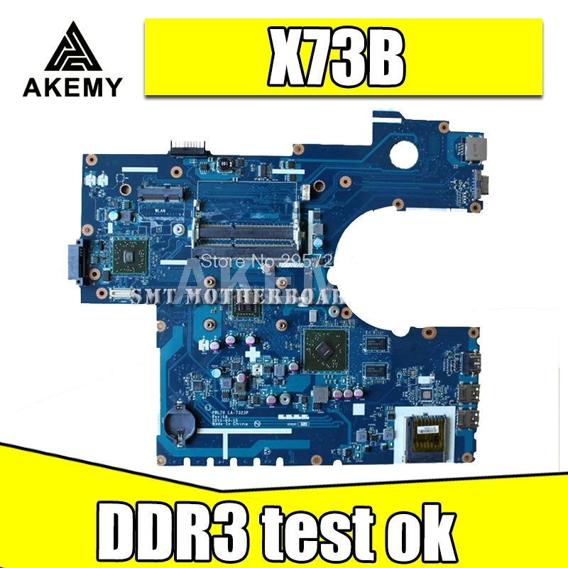 PBL70 LA 7323P Rev: 1A с ЦП для For Asus материнская плата ноутбука X73B K73B K73BY K73BR 4 шт. Видео