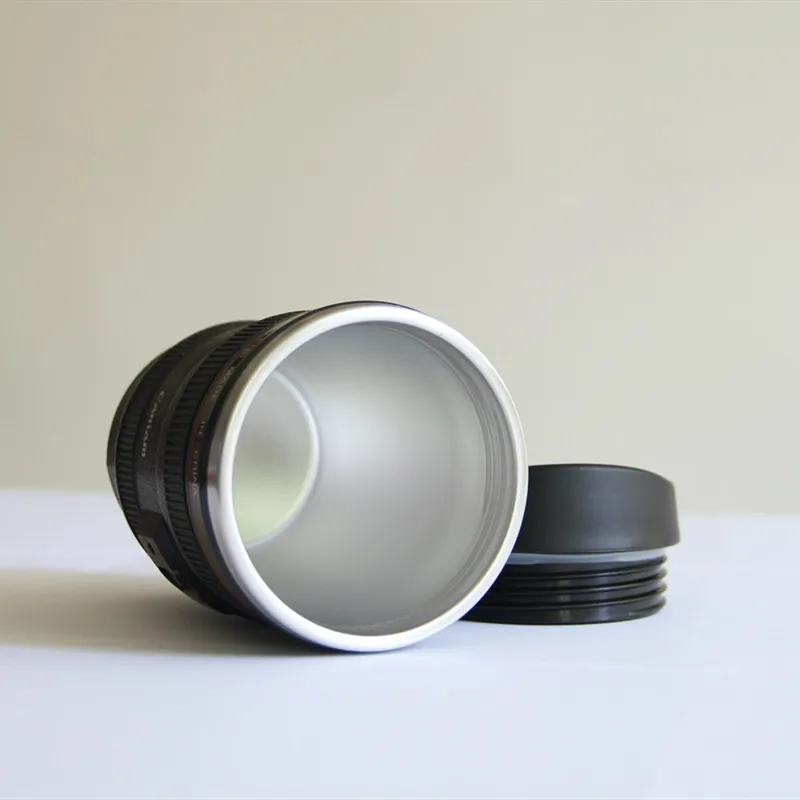 400 мл семейная чашка для молока кофе Дорожная кружка из нержавеющей стали черная