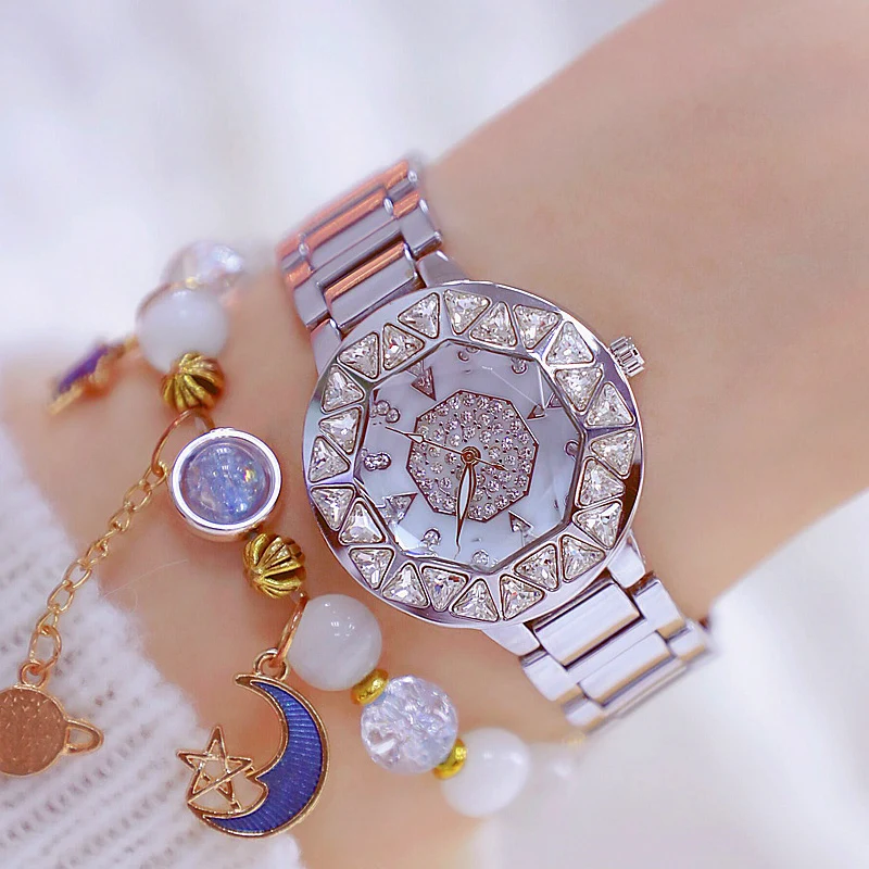 2019 Rose Gold Watch Women Watches Ladies Creative Clock Stainless Steel Women's Bracelet Relogio Feminino Montre Femme | Наручные