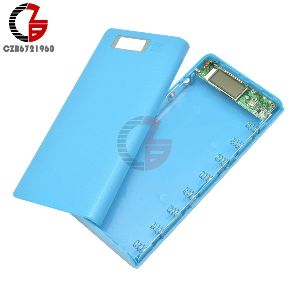 Корпус внешнего аккумулятора 5 В 2 разъема USB 8*18650 корпус для бокс хранения сделай