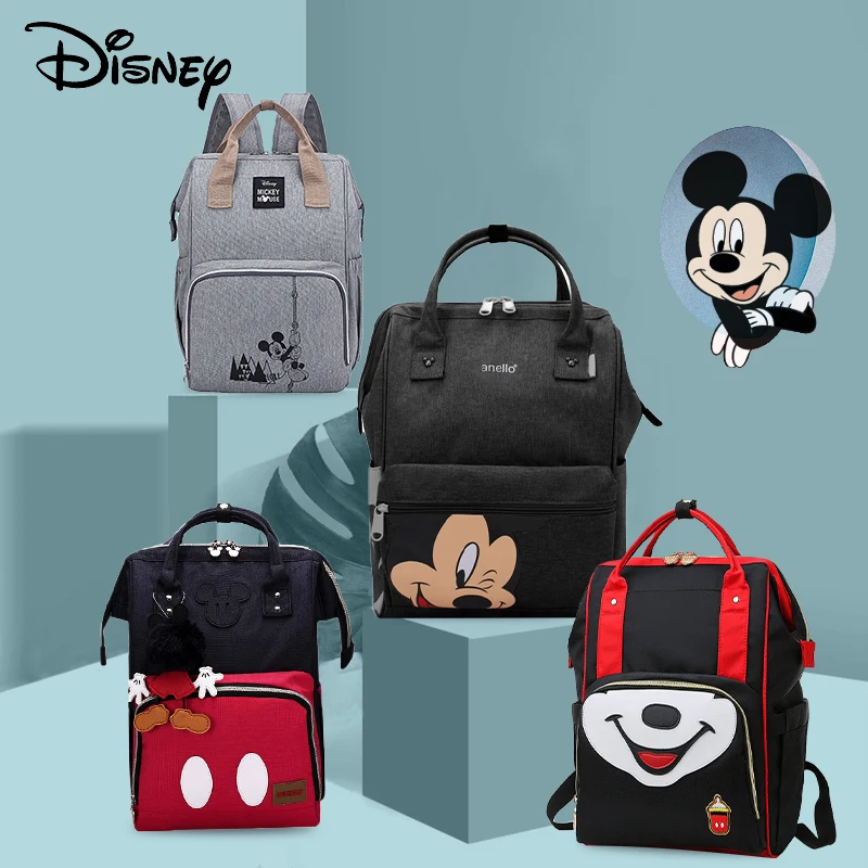 Disney новая сумка для подгузников рюкзак большой емкости водонепроницаемый Набор сумок для подгузников Мумия дорожный рюкзак для беременных кормящих сумки