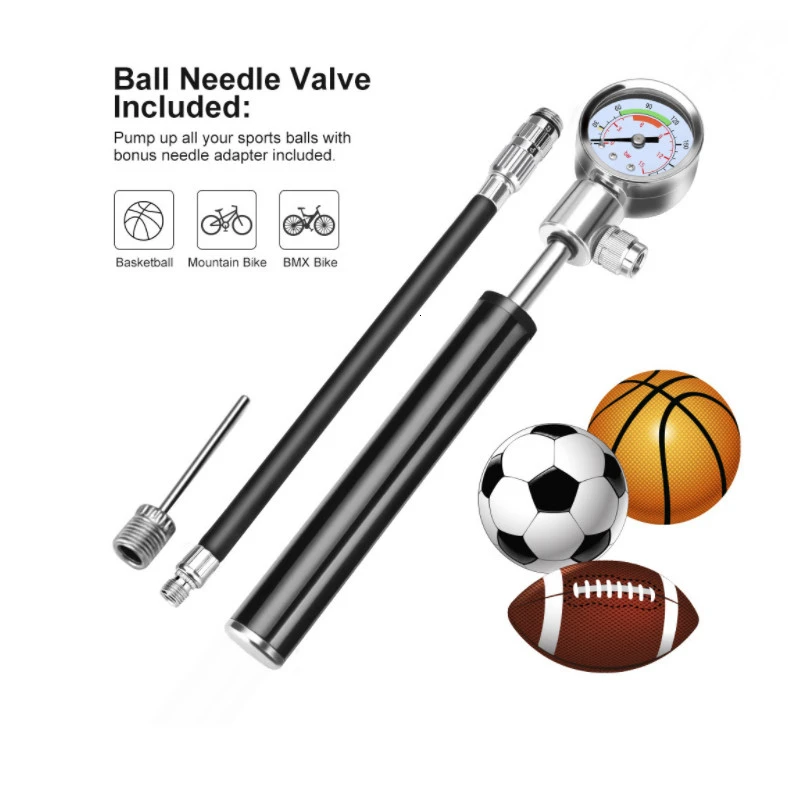 Портативный мини велосипедный насос шланг 210PSI Горная дорога велосипед шин с