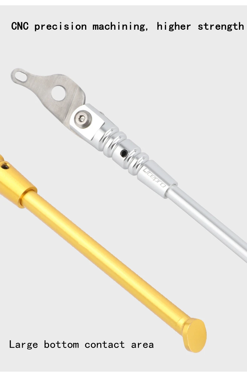 Description Picture 5 of itemFolding bicycle kickstand for brompton 16” 349 kickstand C line parking bracket foot support