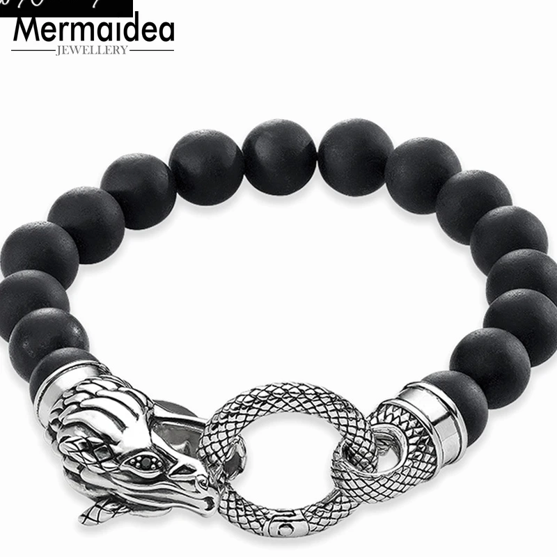Браслет Dragon Rebel модные ювелирные изделия в стиле панк для мужчин и женщин