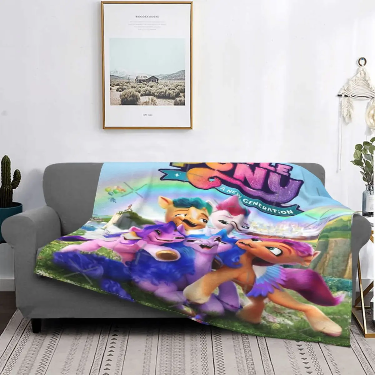

Sunny starscous-my Little Pony 2-manta a cuadros para cama, cobertor de cama, manta Heat a cuadde Anime, mantas para Baby