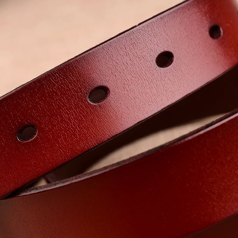 Hot Selling Women's Leather Belt Fashionable Leather Korean Belt Versatile Leisure Time Leather Belt Woman A Fine Decoration