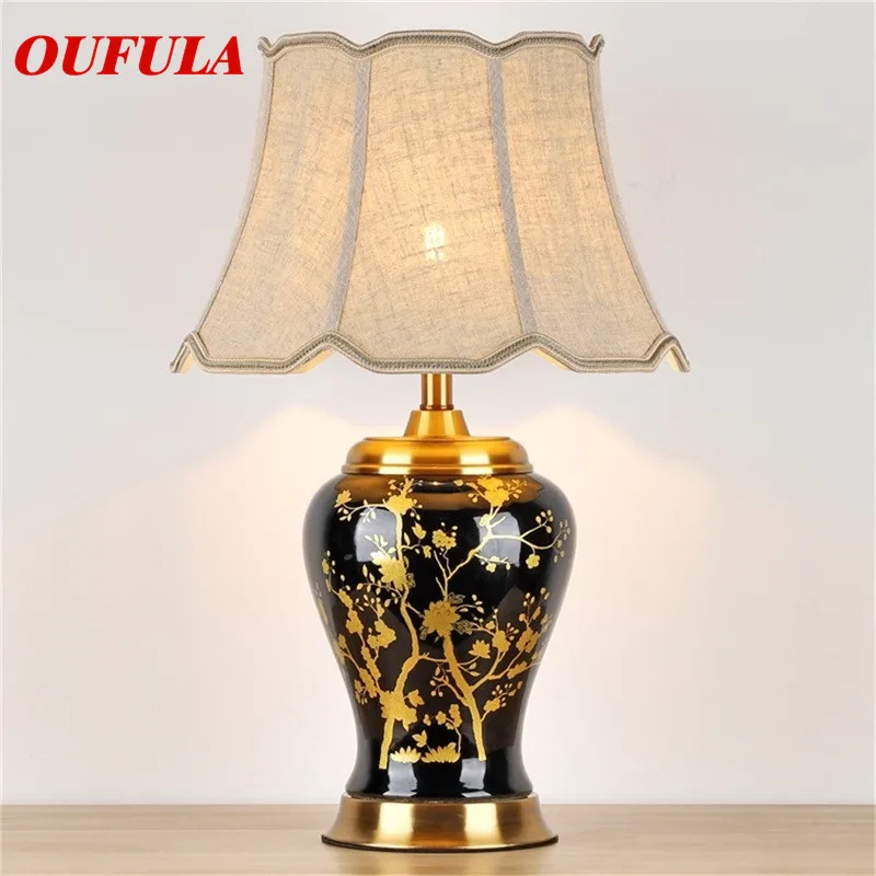 

8M Ceramic Table Lamps Desk Luxury Modern Contemporary Fabric for Foyer Living Room Office Creative Bed Room Hotel