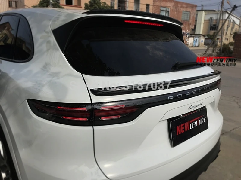 Задний спойлер из углеродного волокна для Porsche Cayenne 2018 -2020 | Автомобили и мотоциклы