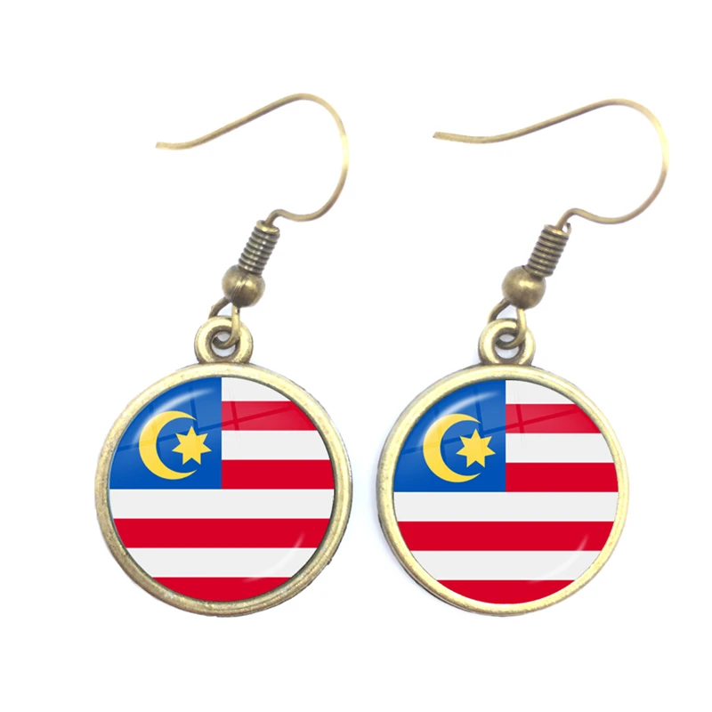 Малайзия Лаос Дания Норвегия Швеция Словакия Национальный флаг 16 мм стеклянный