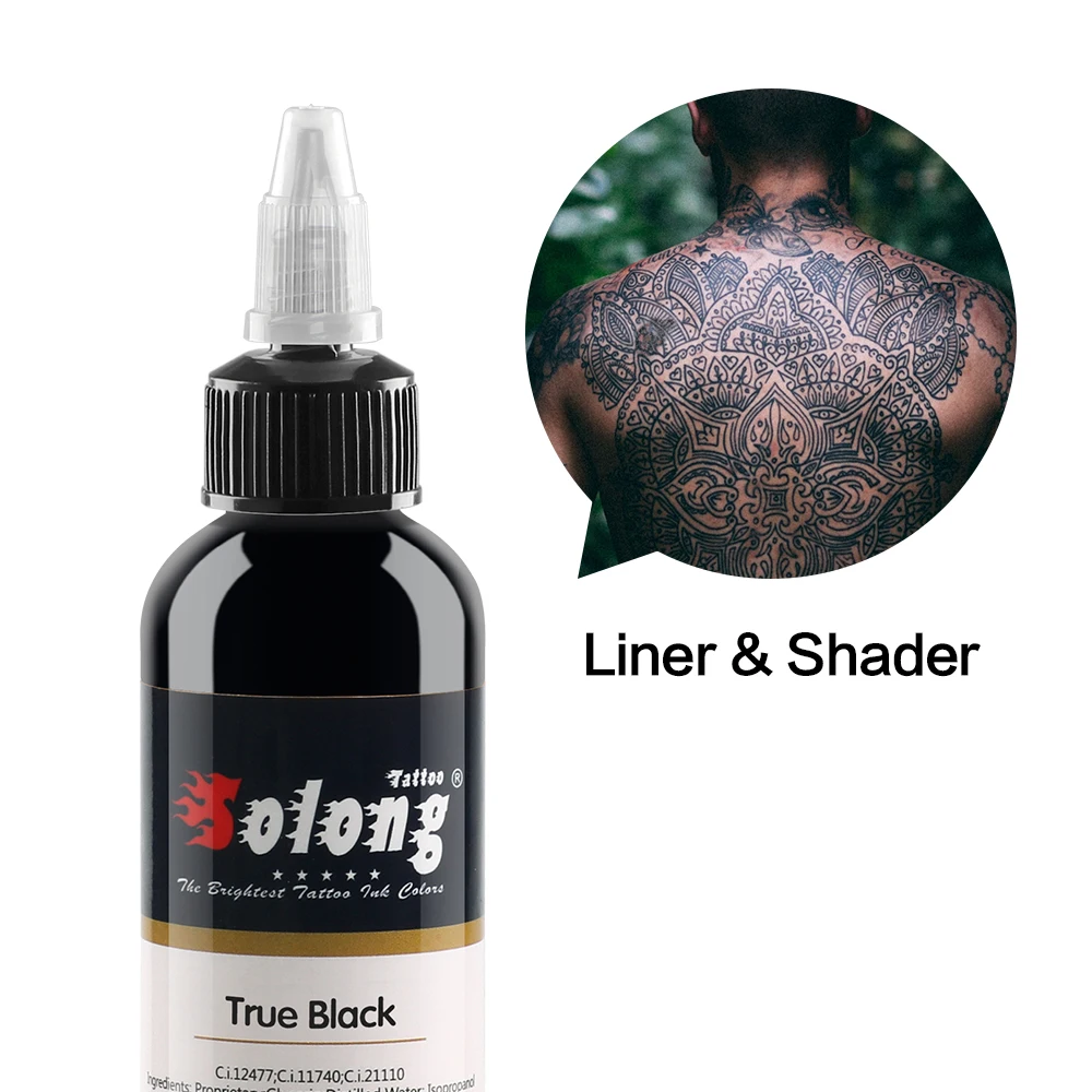 

Black Tattoo Ink Pigment Professional DIY Tattoo Pigment Practice Tattoo Ink Body Art Tattoo Pigment