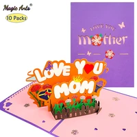 10 pack mothers day card pop up birthday card for mom 3d greeting cards with envelope from daughter