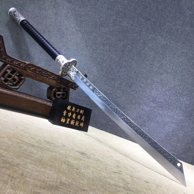 Меч ручной работы Китайский KUNGFU меч из марганцевой стали лезвие DA дао|steel fortune|blade tipblade fencing |