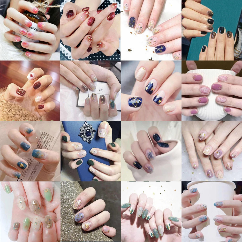 14 типов наклейка для творчества маникюр снежинка блестящие фотополоски