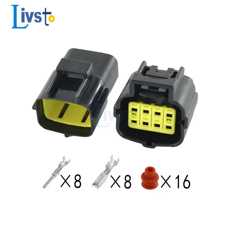 1 комплект 2 3 4 6 8 10 12 16 Pin Way Denso Водонепроницаемый проводной разъем электрическая